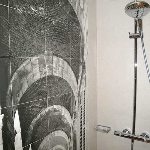 Neue Fliesen Dusche