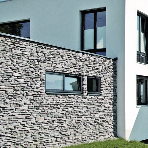 Aussenmauer verklinkert