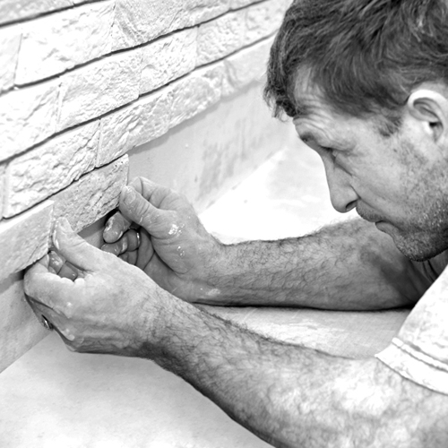 Verblendsteine kleben